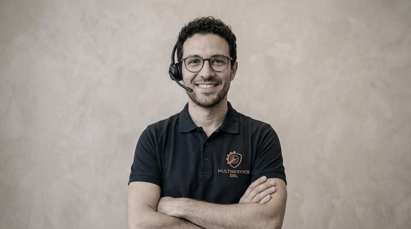 Un operatore durante una sessione di supporto